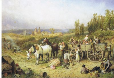 The Farm Cart by Myles Birket Foster